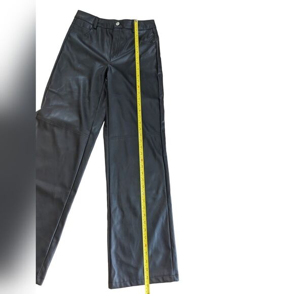 🛍️ Faux Leather Trouser Pants Size Small - Picture 3 of 5